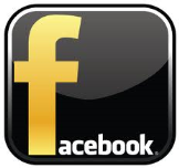 Facebook black and gold logo