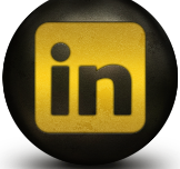 LinkedIn black and gold logo