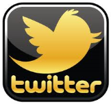 Twitter black and gold logo