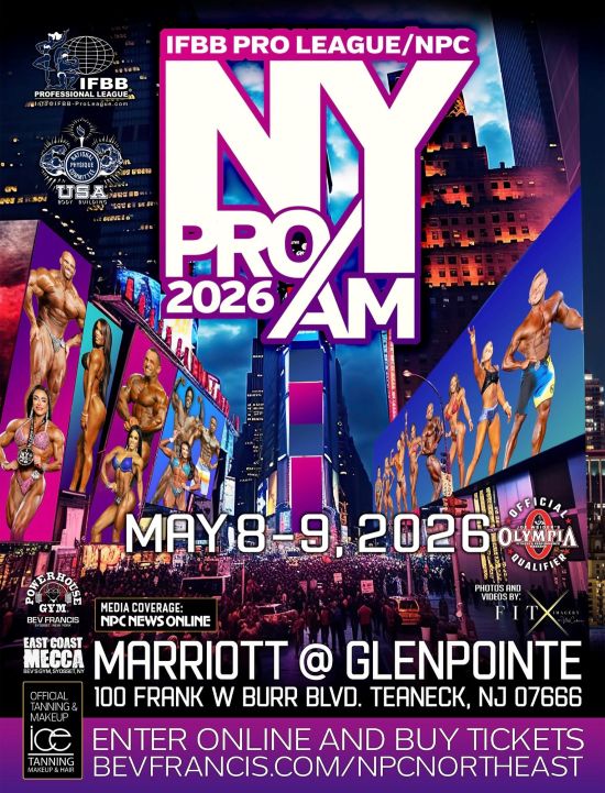 2026 IFBB New York Pro Bodybuilding
