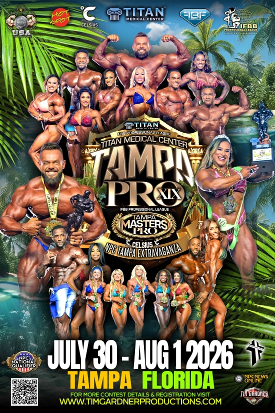 2026 IFFB Tampa Pro Bodybuilding